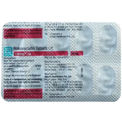 fortius 10mg tablet 10's